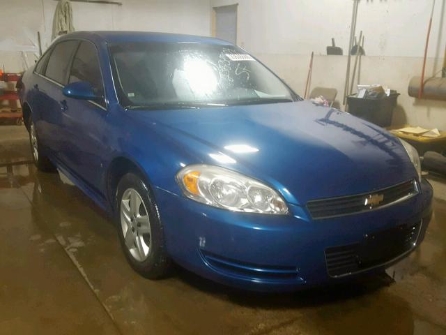 2G1WA5ENXA1116927 - 2010 CHEVROLET IMPALA LS BLUE photo 1