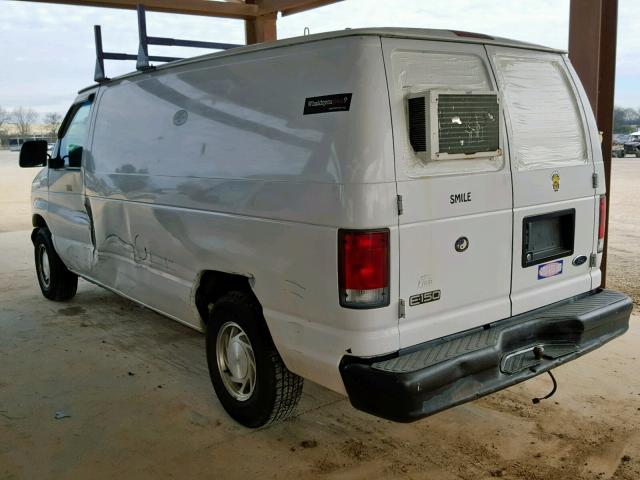 1FTRE14241HB24530 - 2001 FORD ECONOLINE 白色 照片 3