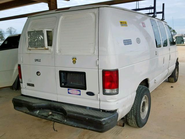 1FTRE14241HB24530 - 2001 FORD ECONOLINE 白色 照片 4