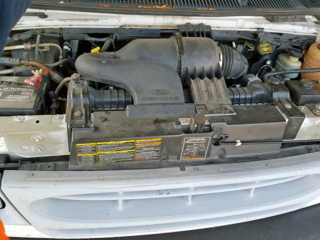 1FTRE14241HB24530 - 2001 FORD ECONOLINE 白色 照片 7