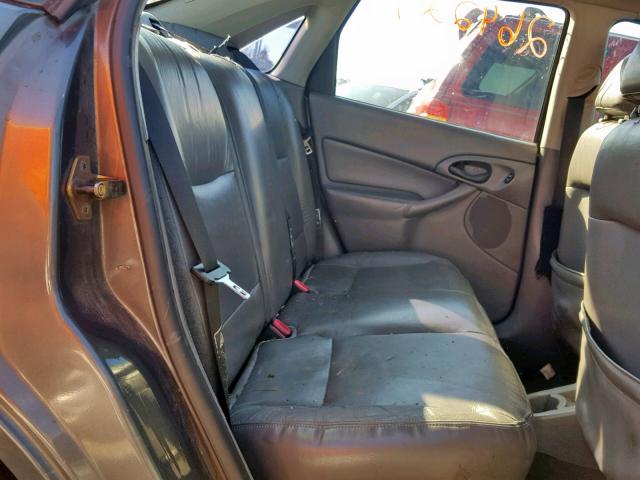 1FAFP38392W311860 - 2002 FORD FOCUS ZTS GRAY photo 6