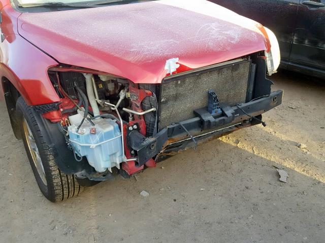 JTMBD33V575088515 - 2007 TOYOTA RAV4 RED photo 9