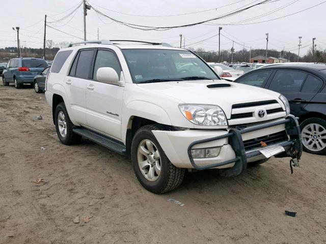 JTEBU14R848026747 - 2004 TOYOTA 4RUNNER SR WHITE photo 1