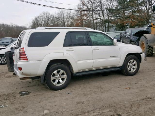 JTEBU14R848026747 - 2004 TOYOTA 4RUNNER SR WHITE photo 4