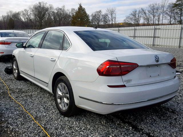 1VWAT7A33HC036768 - 2017 VOLKSWAGEN PASSAT S WHITE photo 3