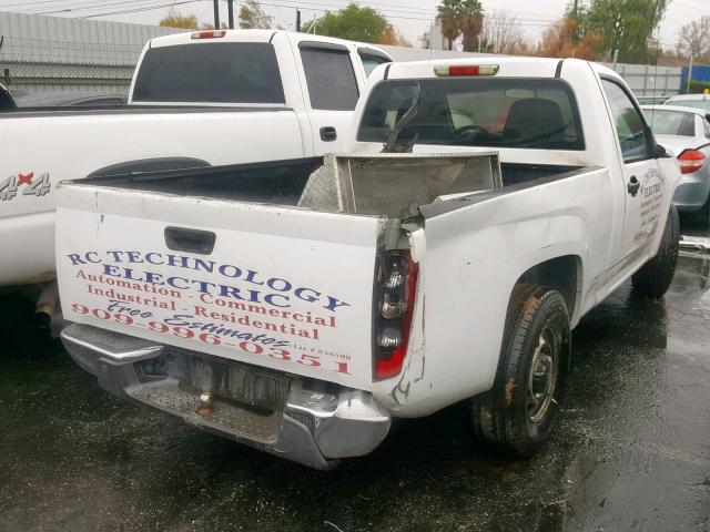 1GCCS148648138324 - 2004 CHEVROLET COLORADO WHITE photo 4