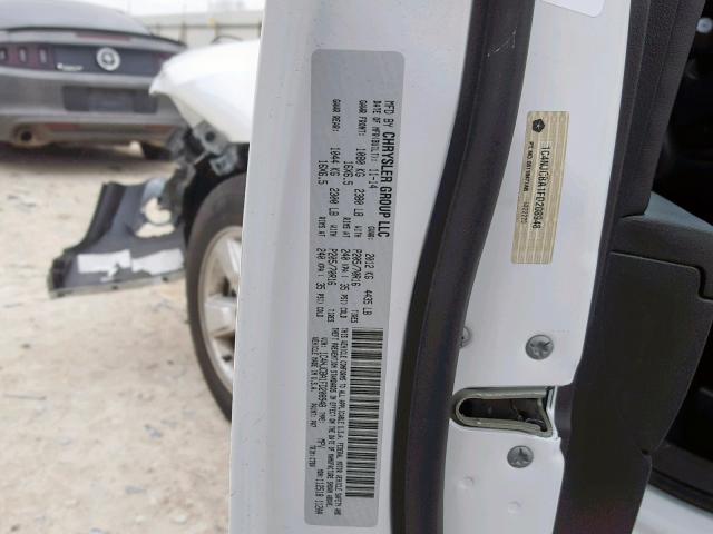 1C4NJCBA1FD208948 - 2015 JEEP COMPASS SP თეთრი ფოტო 10