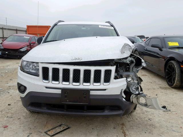 1C4NJCBA1FD208948 - 2015 JEEP COMPASS SP თეთრი ფოტო 9
