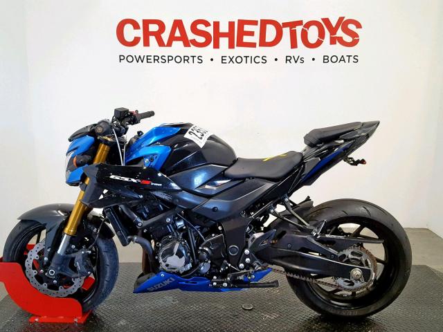 JS1C533B9J2100062 - 2018 SUZUKI GSX-S750 BLUE photo 3