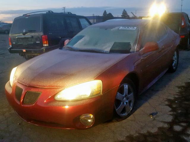 2G2WP552771185650 - 2007 PONTIAC GRAND PRIX MAROON photo 2