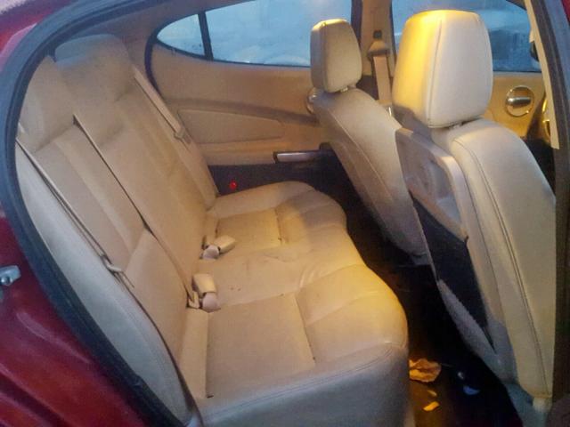 2G2WP552771185650 - 2007 PONTIAC GRAND PRIX MAROON photo 6