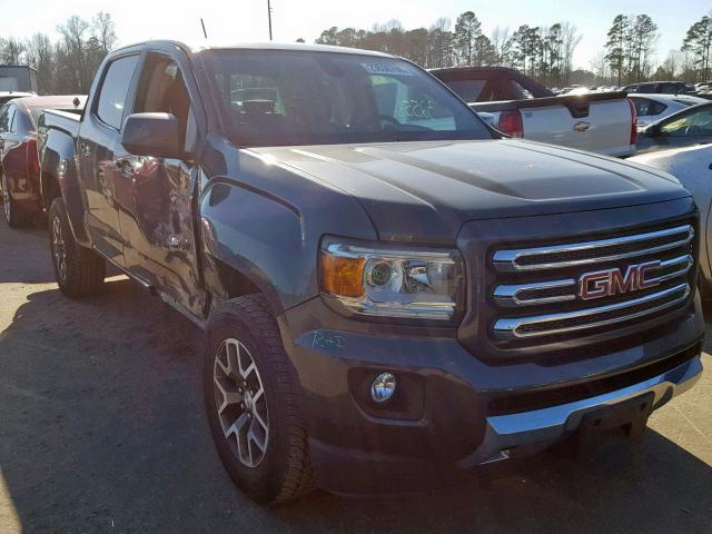 1GTG6CE38G1188272 - 2016 GMC CANYON SLE GRAY photo 1