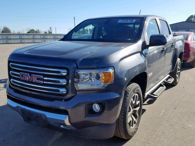 1GTG6CE38G1188272 - 2016 GMC CANYON SLE GRAY photo 2