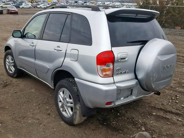 JTEHH20V036082778 - 2003 TOYOTA RAV4 SILVER photo 3