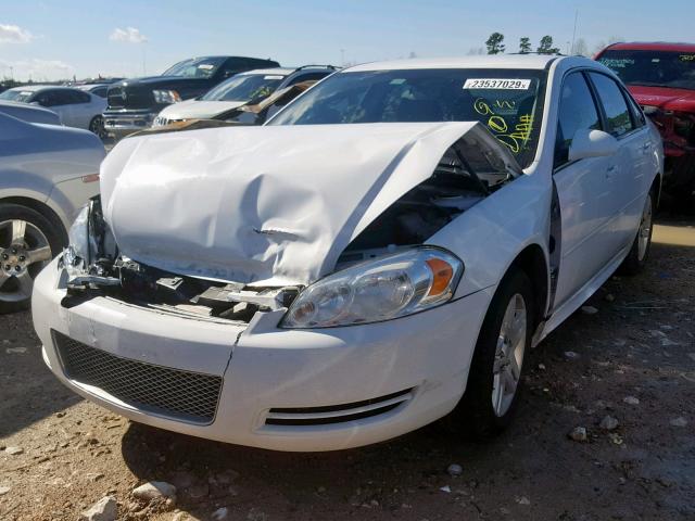 2G1WB5E33G1189514 - 2016 CHEVROLET IMPALA LIM WHITE photo 2