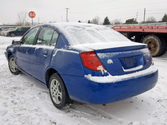 1G8AJ52F45Z164445 - 2005 SATURN ION LEVEL BLUE photo 3