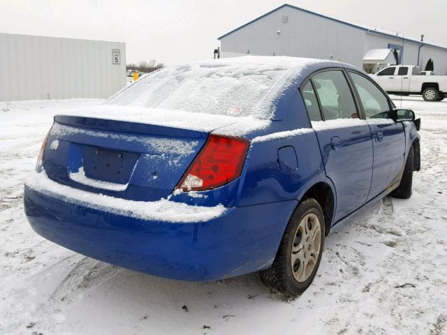 1G8AJ52F45Z164445 - 2005 SATURN ION LEVEL BLUE photo 4
