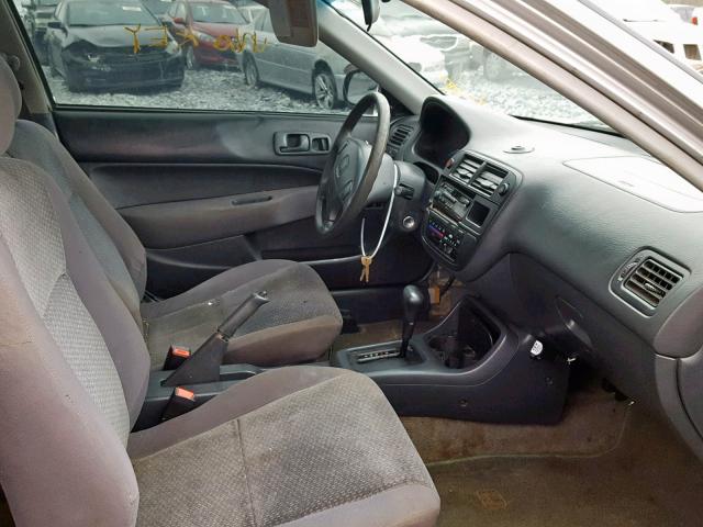 1HGEJ6224VL064683 - 1997 HONDA CIVIC DX 银色 照片 5