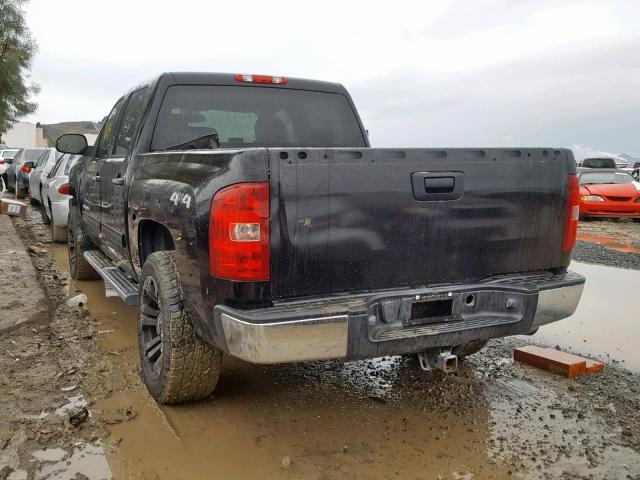 3GCEK13C29G284977 - 2009 CHEVROLET SILVERADO BLACK photo 3