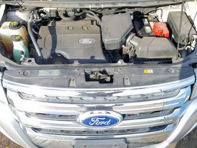 2FMDK3JC2CBA07505 - 2012 FORD EDGE SEL SILVER photo 7