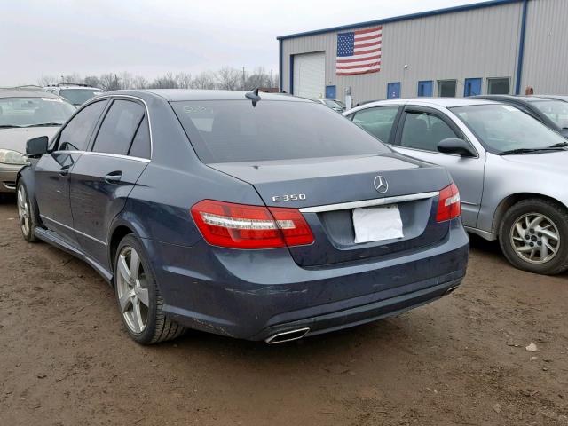 WDDHF5KB3CA642505 - 2012 MERCEDES-BENZ E 350 GRAY photo 3