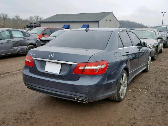 WDDHF5KB3CA642505 - 2012 MERCEDES-BENZ E 350 GRAY photo 4