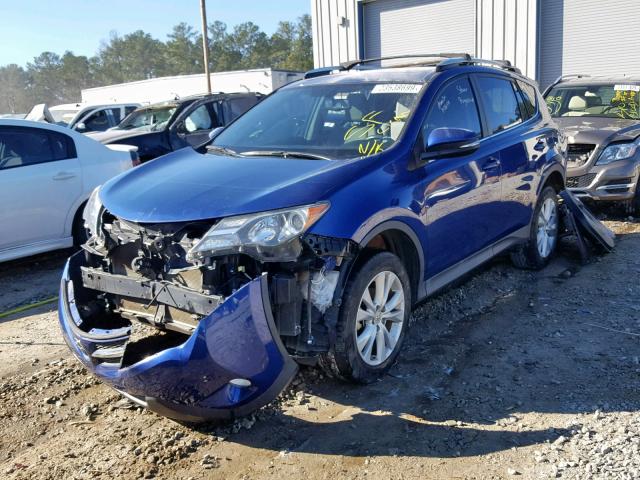 2T3YFREV1FW167014 - 2015 TOYOTA RAV4 LIMIT BLUE photo 2