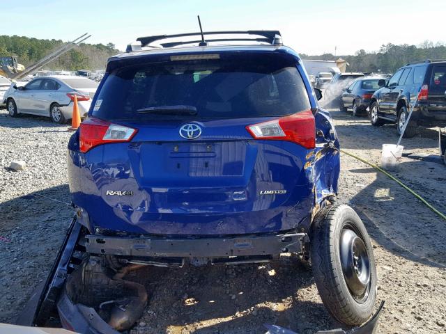 2T3YFREV1FW167014 - 2015 TOYOTA RAV4 LIMIT BLUE photo 9