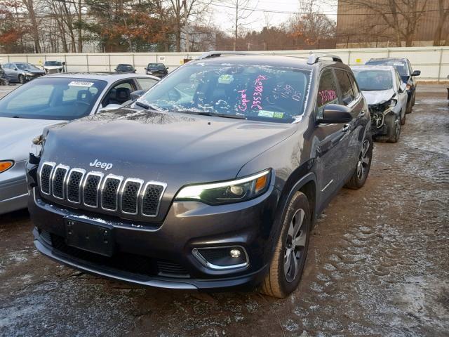 1C4PJMDX2KD165649 - 2019 JEEP CHEROKEE L GRAY photo 2