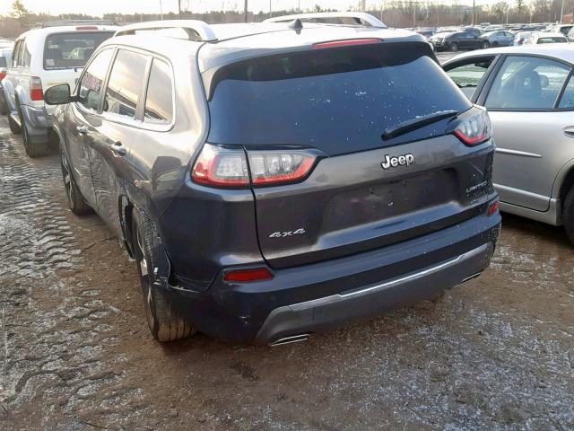 1C4PJMDX2KD165649 - 2019 JEEP CHEROKEE L GRAY photo 3