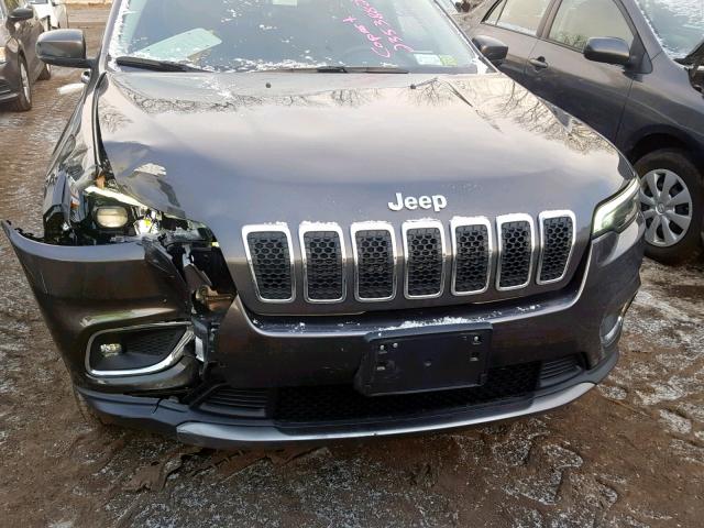 1C4PJMDX2KD165649 - 2019 JEEP CHEROKEE L GRAY photo 9