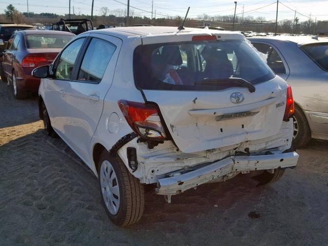 VNKKTUD36HA079652 - 2017 TOYOTA YARIS L WHITE photo 3