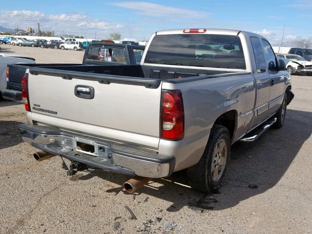 1GCEC19V57Z163251 - 2007 CHEVROLET SILVERADO SILVER photo 4