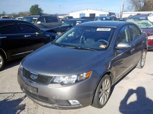 KNAFW4A36A5230569 - 2010 KIA FORTE SX GRAY photo 2