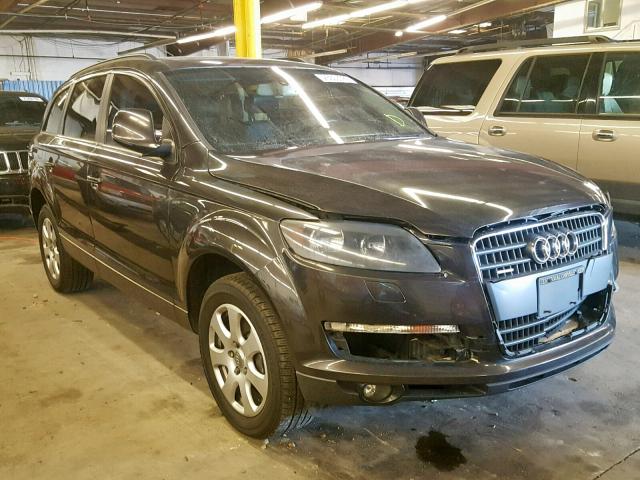 WA1AY74L67D034595 - 2007 AUDI Q7 3.6 QUA BLACK photo 1