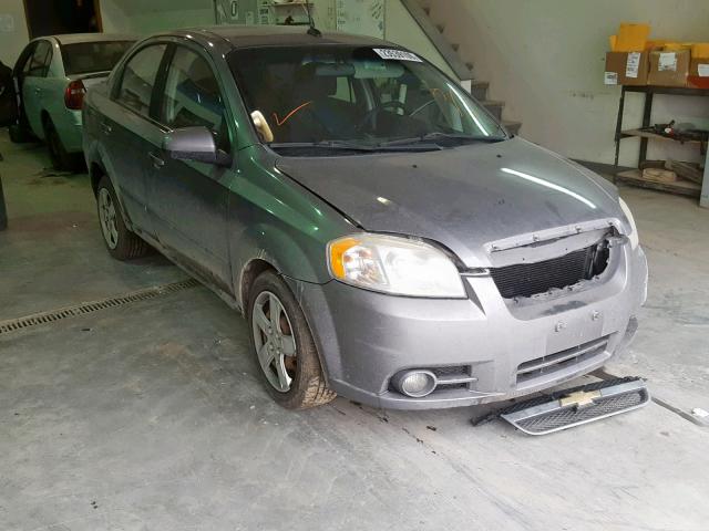 KL1TG5DE3BB249676 - 2011 CHEVROLET AVEO LT GRAY photo 1