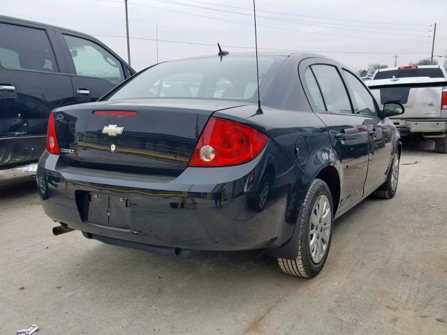 1G1AB5F51A7237029 - 2010 CHEVROLET COBALT LS BLACK photo 4