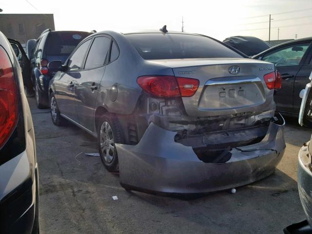 KMHDU4AD1AU181050 - 2010 HYUNDAI ELANTRA BL GRAY photo 3