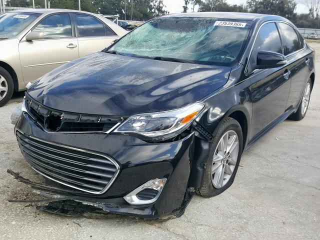4T1BK1EB9FU185584 - 2015 TOYOTA AVALON XLE BLACK photo 2
