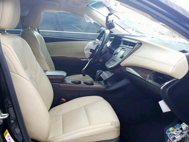 4T1BK1EB9FU185584 - 2015 TOYOTA AVALON XLE BLACK photo 5