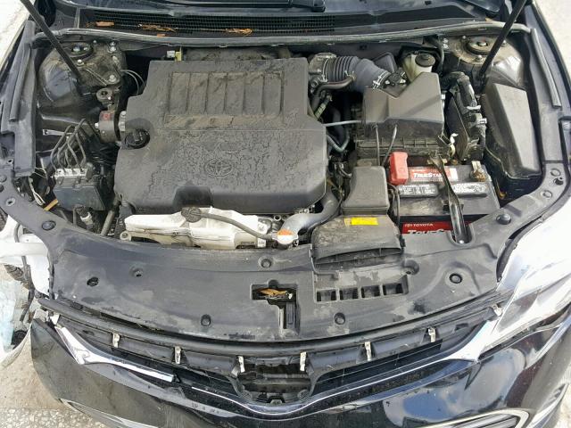 4T1BK1EB9FU185584 - 2015 TOYOTA AVALON XLE BLACK photo 7