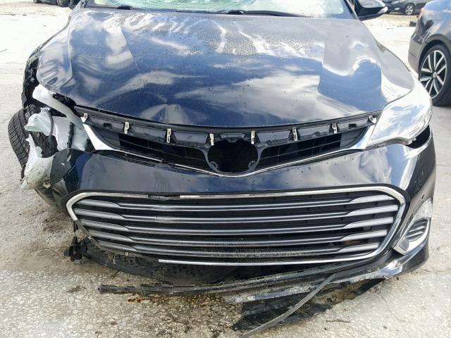 4T1BK1EB9FU185584 - 2015 TOYOTA AVALON XLE BLACK photo 9