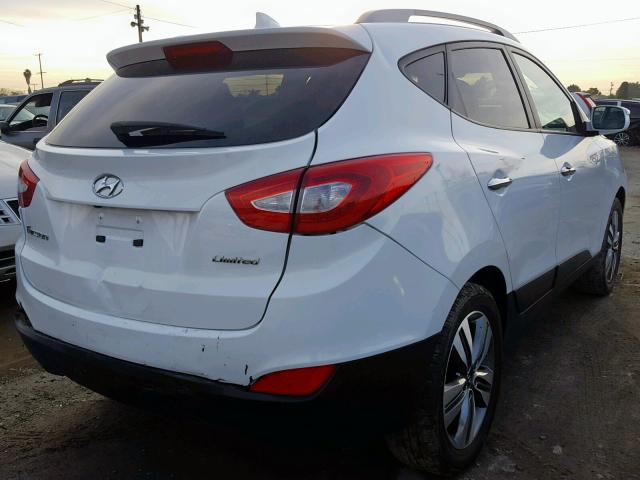 KM8JU3AG8FU982704 - 2015 HYUNDAI TUCSON LIM WHITE photo 4