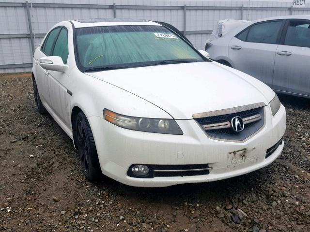 19UUA76507A002346 - 2007 ACURA TL TYPE S WHITE photo 1
