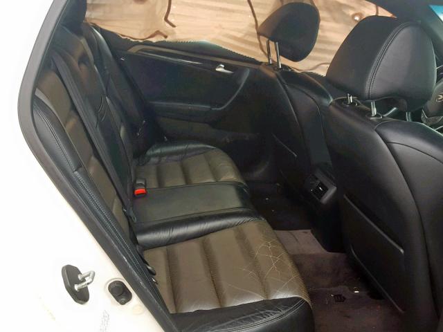 19UUA76507A002346 - 2007 ACURA TL TYPE S WHITE photo 6