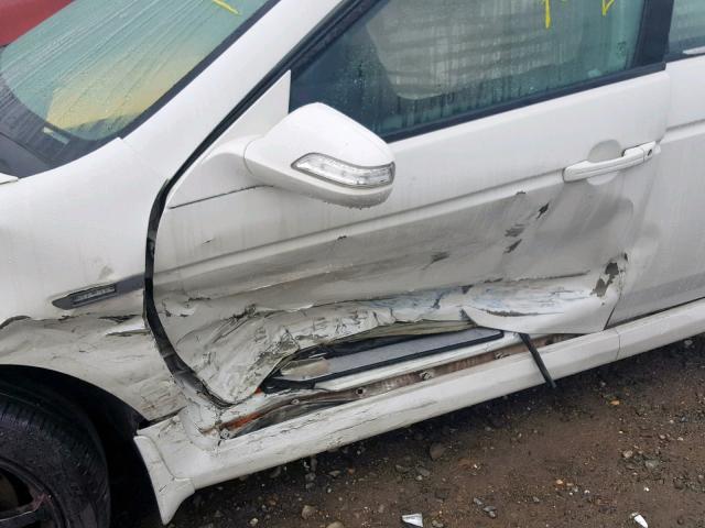 19UUA76507A002346 - 2007 ACURA TL TYPE S WHITE photo 9
