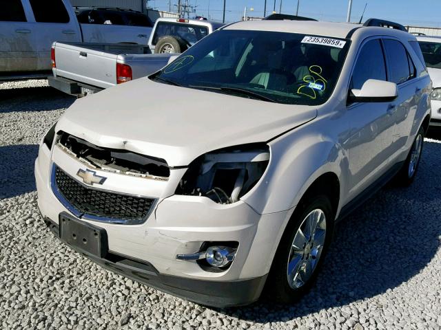 2GNALPEK2C1223204 - 2012 CHEVROLET EQUINOX LT WHITE photo 2