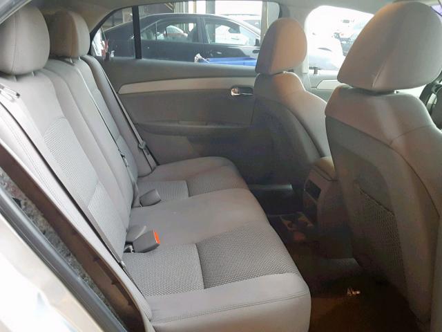 1G1ZC5EB1AF127322 - 2010 CHEVROLET MALIBU 1LT 银色 照片 6