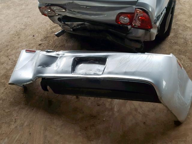 1G1ZC5EB1AF127322 - 2010 CHEVROLET MALIBU 1LT 银色 照片 9