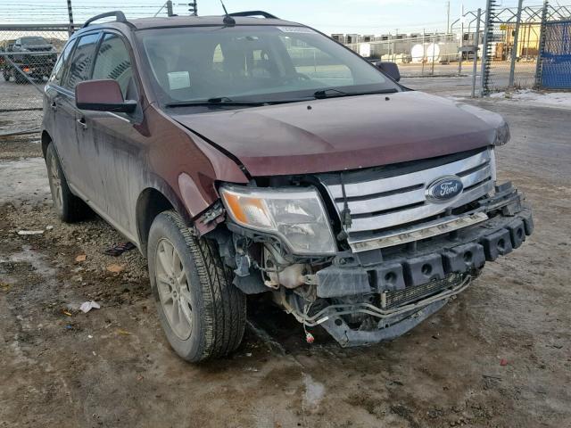 2FMDK48C09BA33122 - 2009 FORD EDGE SEL RED photo 1